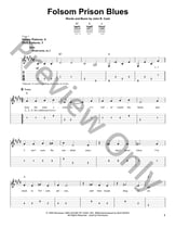 Folsom Prison Blues Guitar and Fretted sheet music cover